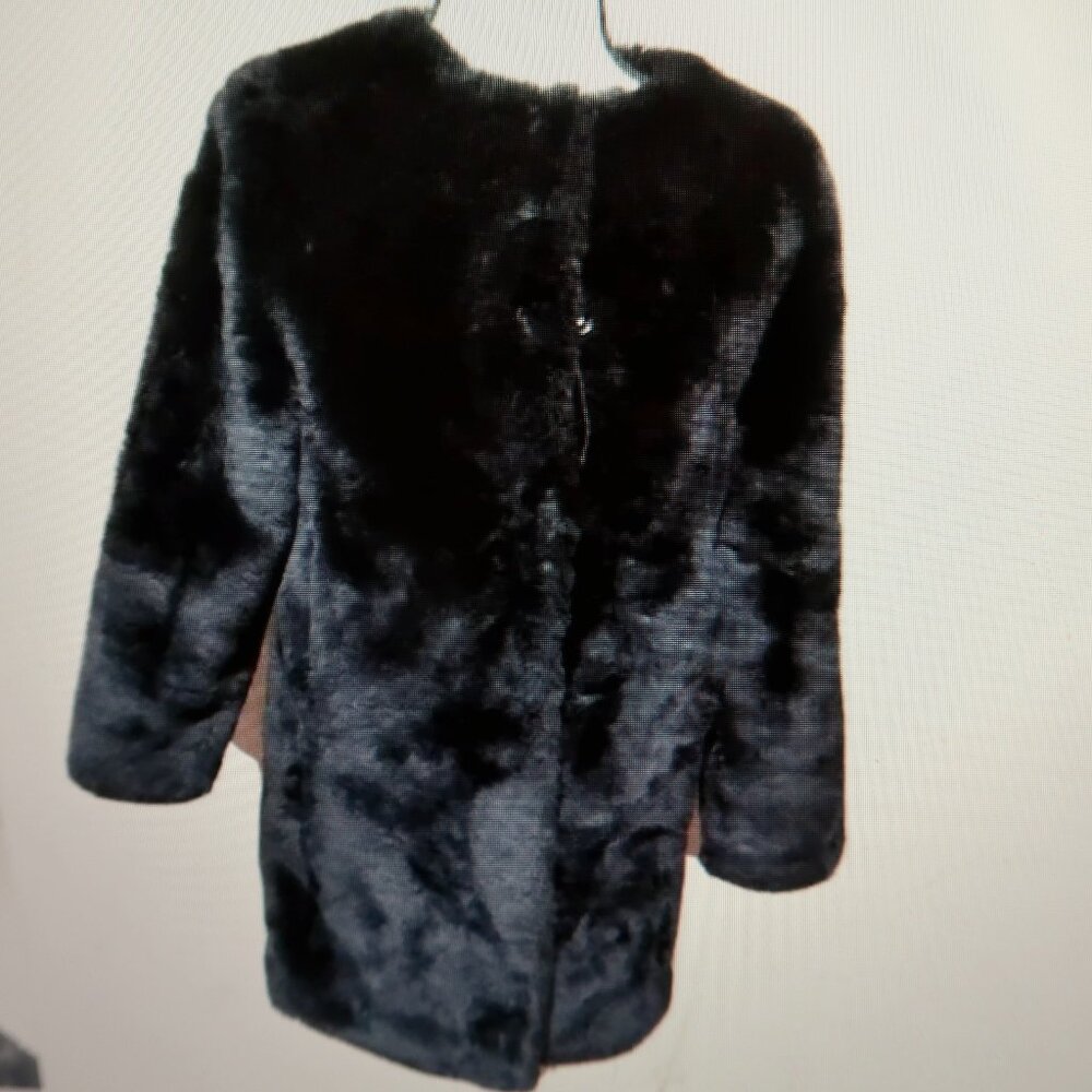 Girls Full Fur Reversible Elelgant Coat